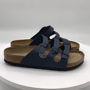 Birkenstock unisex Navy florida  Sandals size 10 womens 8 mens US